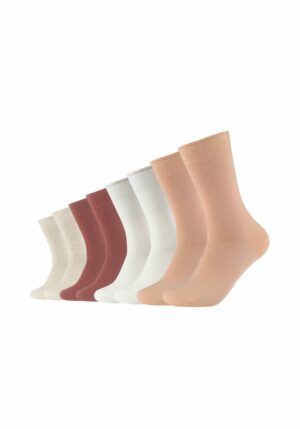 s.Oliver Socken Essentials 8er Pack pink sand