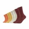 s.Oliver Socken Essentials 8er Pack syrah