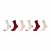 s.Oliver Socken Essentials mit Bio-Baumwolle gemustert 6er Pack peachskin