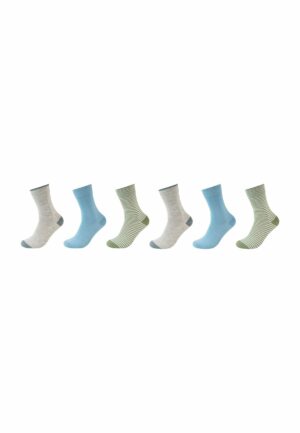 s.Oliver Socken Essentials mit Bio-Baumwolle gemustert 6er Pack feldspar