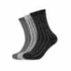 s.Oliver Socken hygge rib in Box 3er Pack anthracite melange