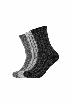 s.Oliver Socken hygge rib in Box 3er Pack anthracite melange