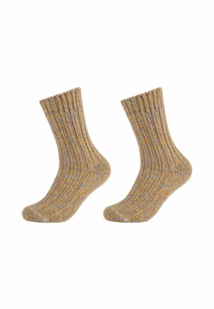 s.Oliver Socken hygge mouliné  2er Pack ochre