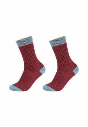 s.Oliver Socken hygge tweed  2er Pack syrah