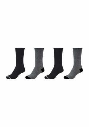 s.Oliver Socken originals striped rolled mit Bio-Baumwolle 4er Pack night sky
