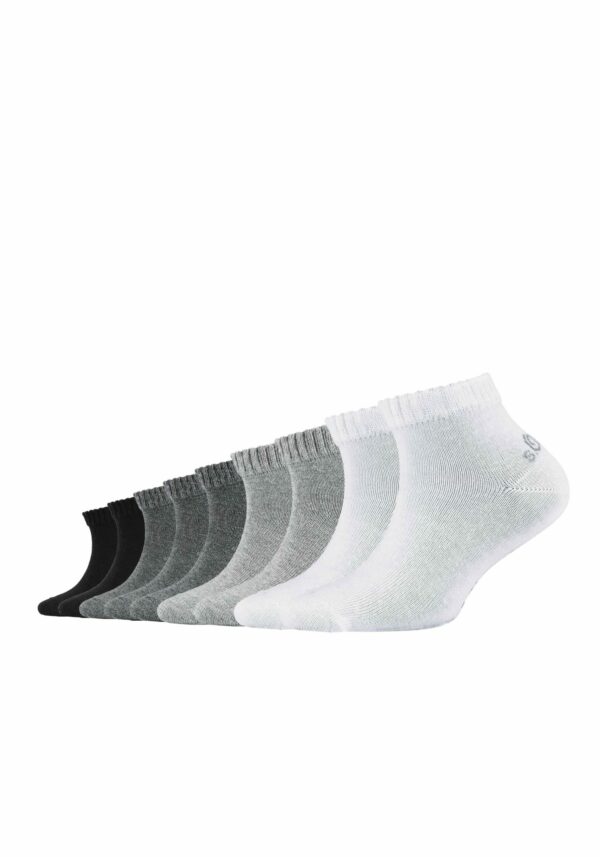 s.Oliver Kinder Kurzsocken Essentials 9er Pack grey