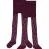 s.Oliver Kinderstrumpfhose originals organic patterned 2er Pack purple potion