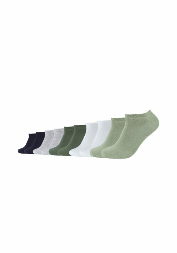 s.Oliver Sneakersocken Essentials 10er Pack swamp