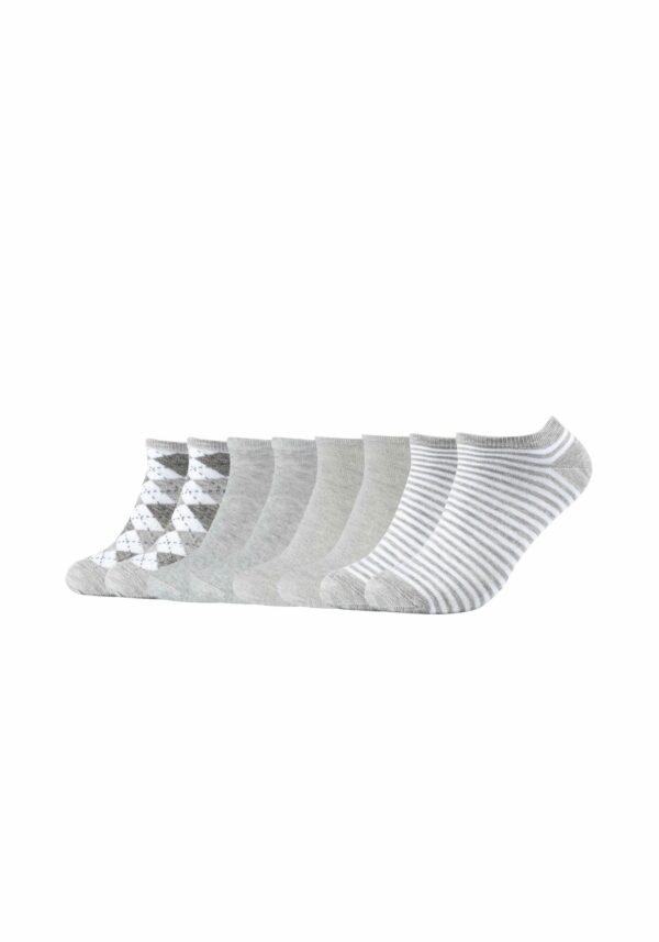 s.Oliver Sneakersocken Essentials gemustert 8er Pack white