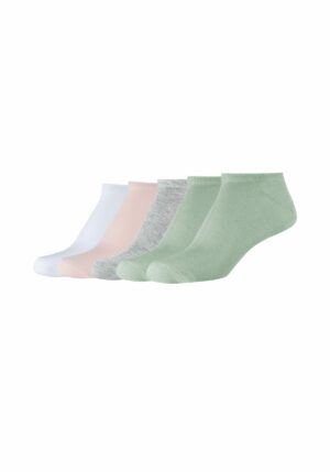 s.Oliver Sneakersocken Silky Touch 5er Pack silt green