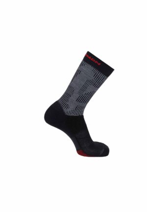 Salomon Socken hike X Ultra 1er Pack Black Alloy