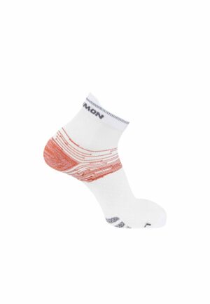 Salomon Quarter Socken running Predict 1er Pack Ochre White