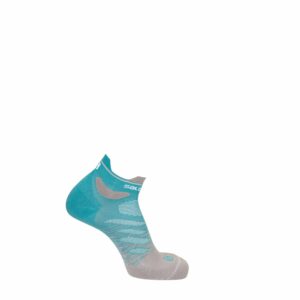 Salomon Quarter Socken running Predict 1er Pack Crystal Blue/Sirocco