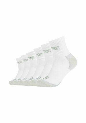 Salomon Quarter Socken mesh Ventilation Active 6er Pack White Grey