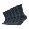 Skechers Socken Mesh Ventilation 6er Pack jeans random