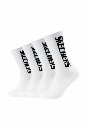Skechers Tennis Socken Cushioned white