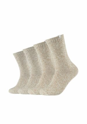 Skechers Kuschel-Socken Cozy für Damen 4er Pack offwhite mouline