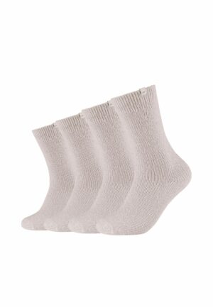 Skechers Kuschel-Socken Cozy für Damen 4er Pack almost mauve mouliné