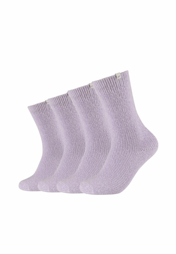 Skechers Kuschel-Socken Cozy für Damen 4er Pack orchid hush mouliné