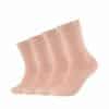 Skechers Kuschel-Socken Cozy für Damen 4er Pack apricot mouliné