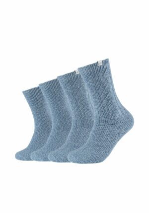 Skechers Kuschel-Socken Cozy für Damen 4er Pack stone mouliné