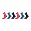 Skechers Kindersocken organic cotton back school 6er Pack red mix