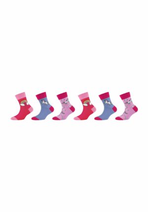 Skechers Kinder Socken casual patterned 6er Pack rainbow