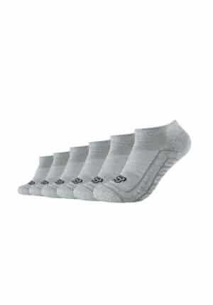 Skechers Sneakersocken Cushioned 6er Pack light grey mouliné