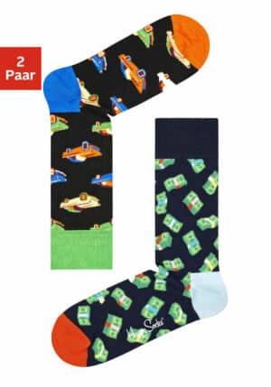 Happy Socks Socken "Money Money und CAR"