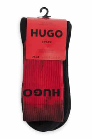 HUGO Freizeitsocken "2P QS RIB TIE DYE CC 10251166 01"